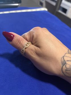 Bling chain link ring