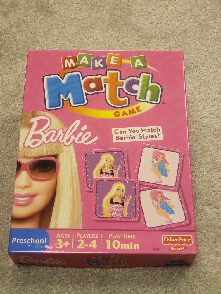 Barbie Memory Match Game!