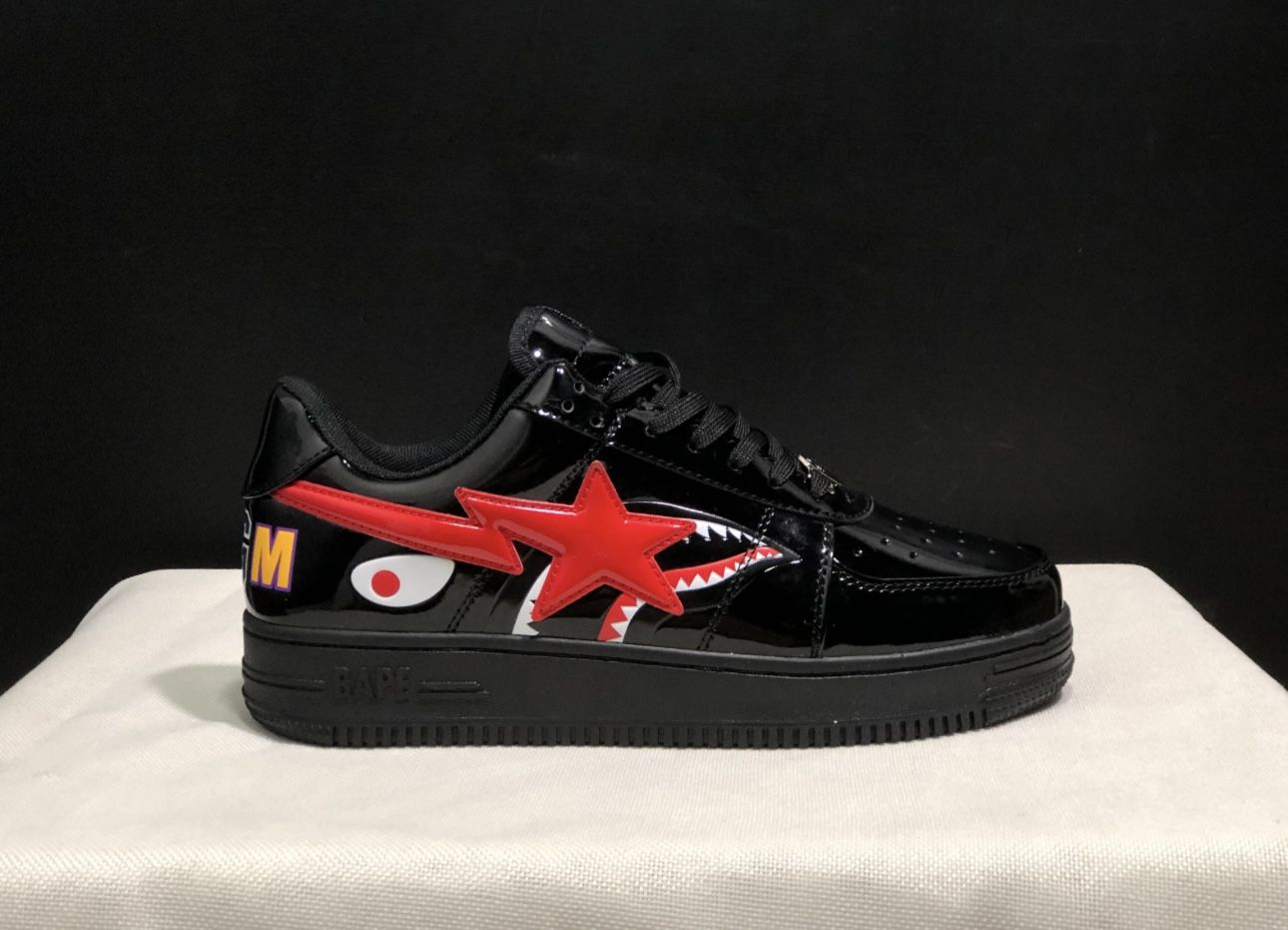 A Bathing Ape Bapesta "Black Shark" - 8