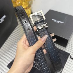 YSL Women’s Belt With Box 2025 New
