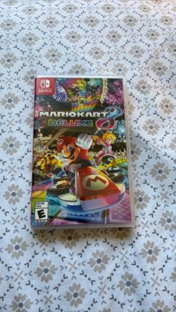 Mario kart 8 deluxe switch game