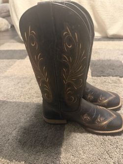 Womens Leather Cowboy Boots New
