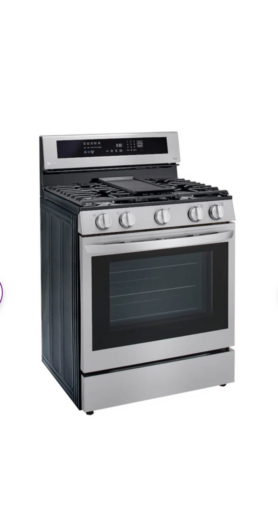 Natural Gas Stove With Built In Air Fryer New