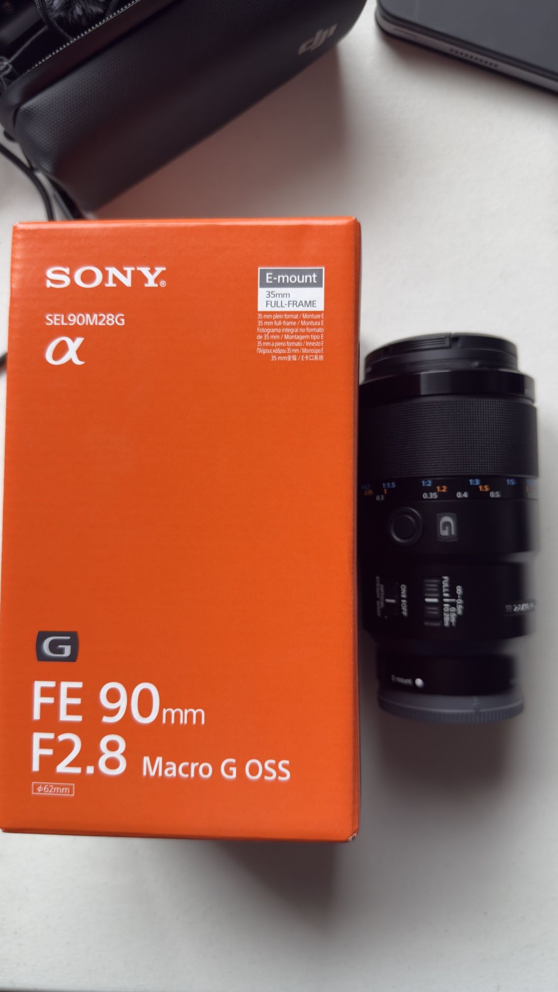 Sony FE 90mm Macro G OSS Full Frame E Mount Macro Lens Multi
