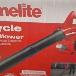 Homelite 2-Cycle Engine - 150mph 400 CFM - Handheld Gas Leaf Blowe