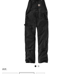 Carhartt Overalls Black 