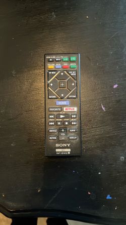 Sony Blu Ray player