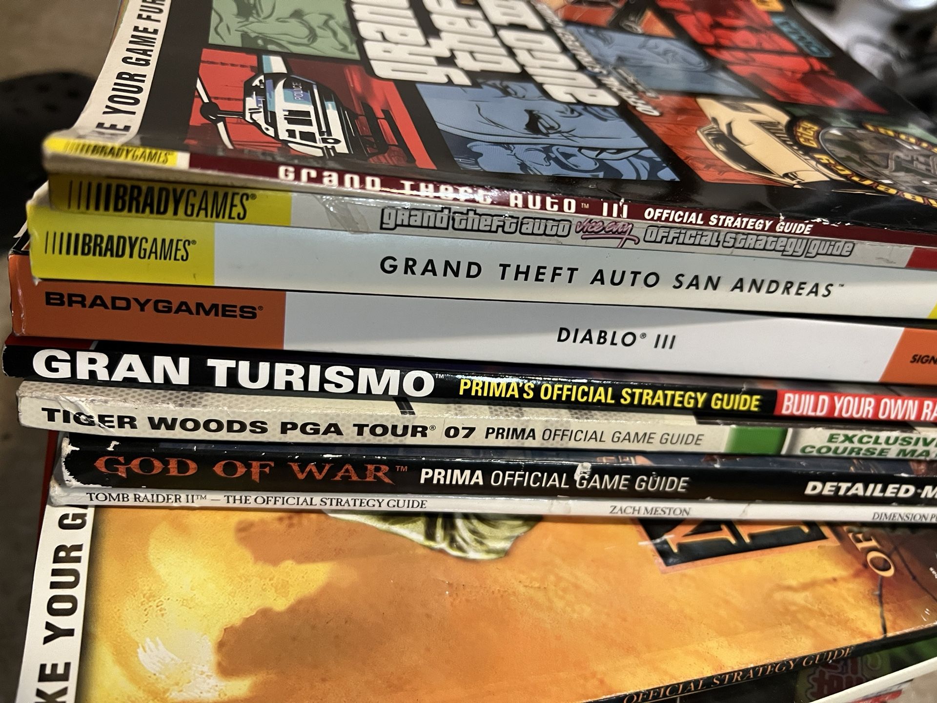 Giant Video Game Strategy Guide Lot Vintage PlayStation