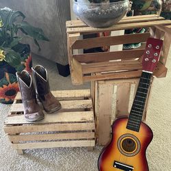 Small Wood Crates 14X9”