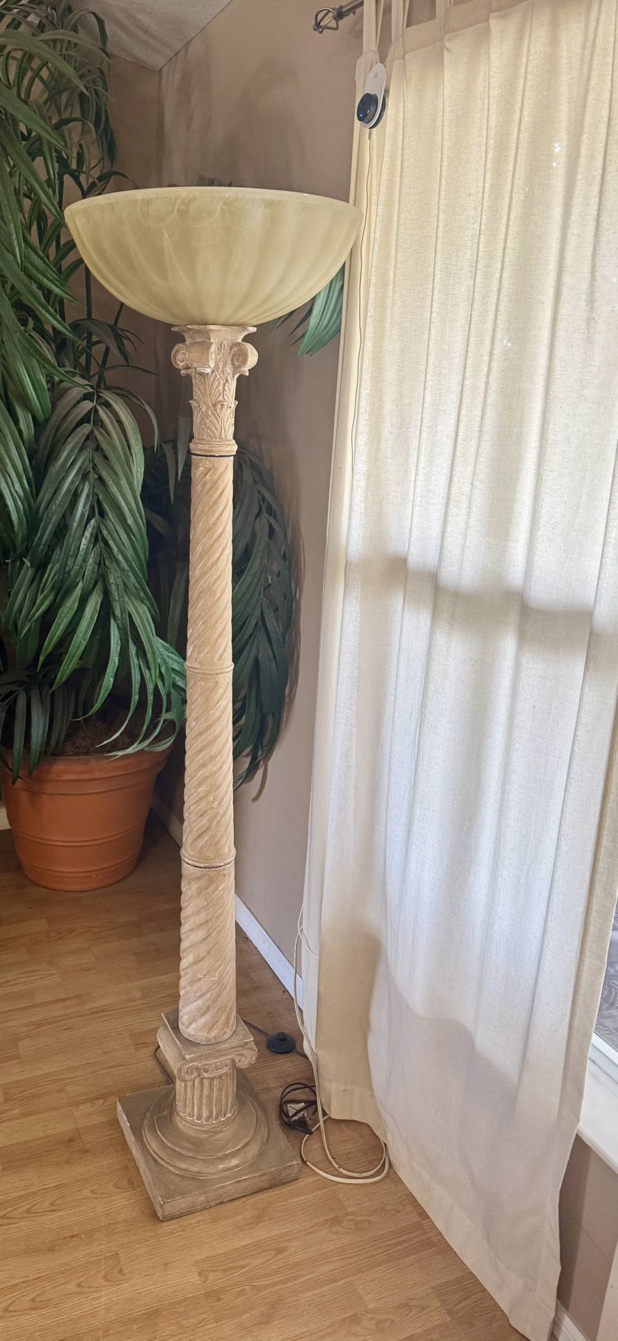 Stone Style Tall Floor Lamp