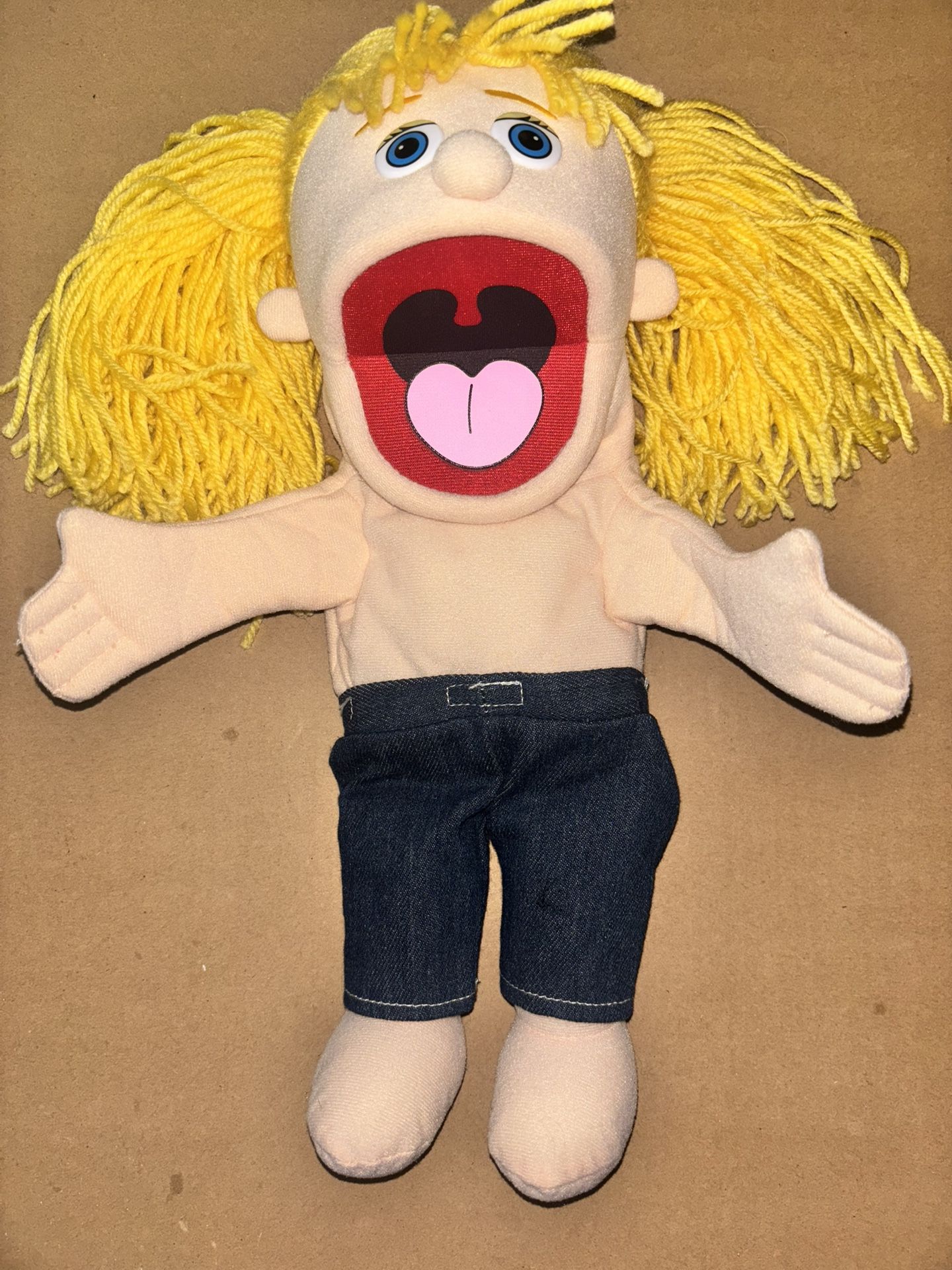Sully Puppet Peach Girl Katie 14” Puppet