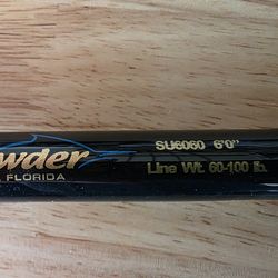 Crowder Bluewater deep drop bent butt