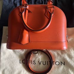 Authentic Epi Louis Vuitton Alma BB