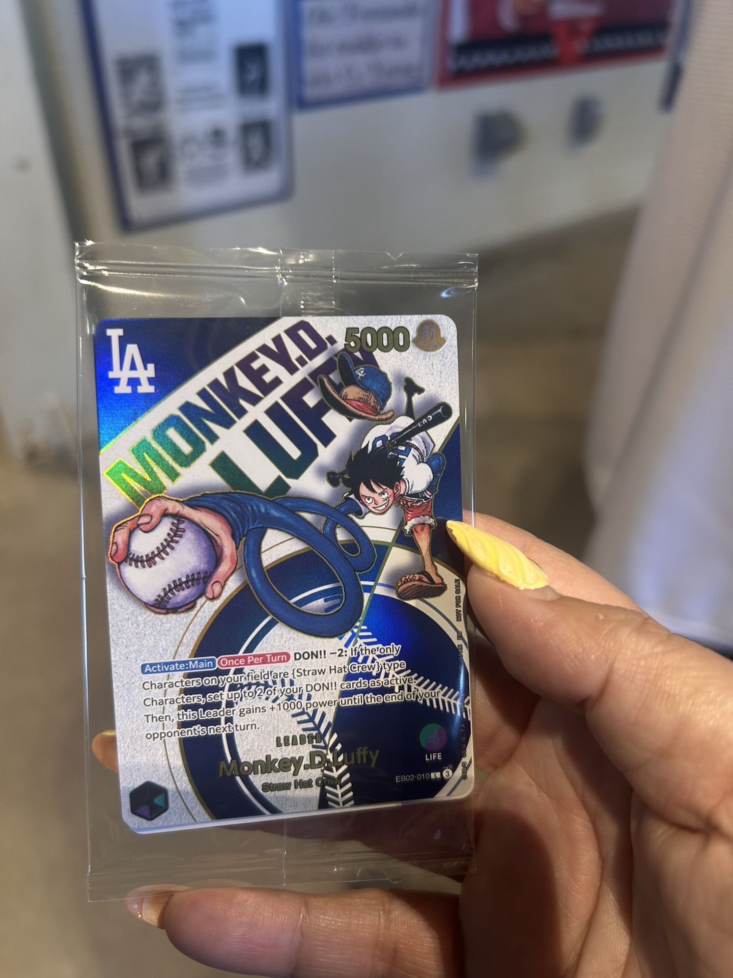 Dodger One Piece Baseball Card