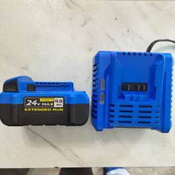 KOBALT BATTERY N CHARGER SET
