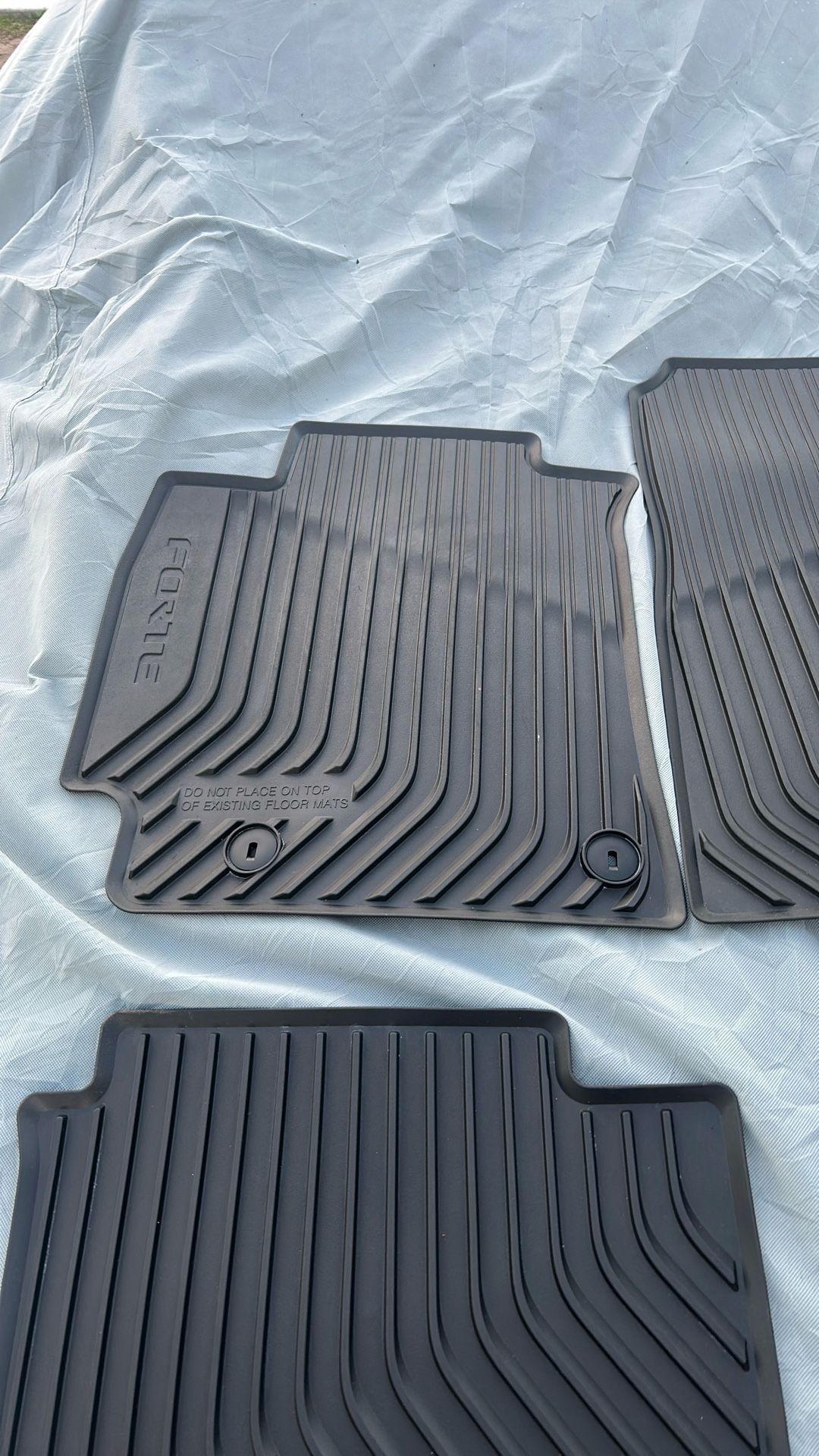 2020-2024 KIA FORTE ALL WEATHER RUBBER MATS