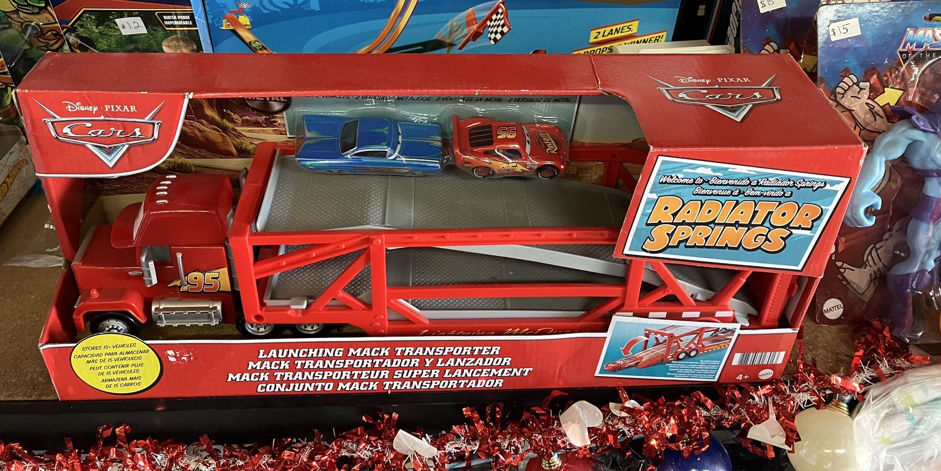 Disney Pixar Cars Launching Mack Transporter Hauler