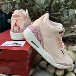 Jordan Retro 3 Valentines Day Treat Yourself Sizes 8.5w 11w