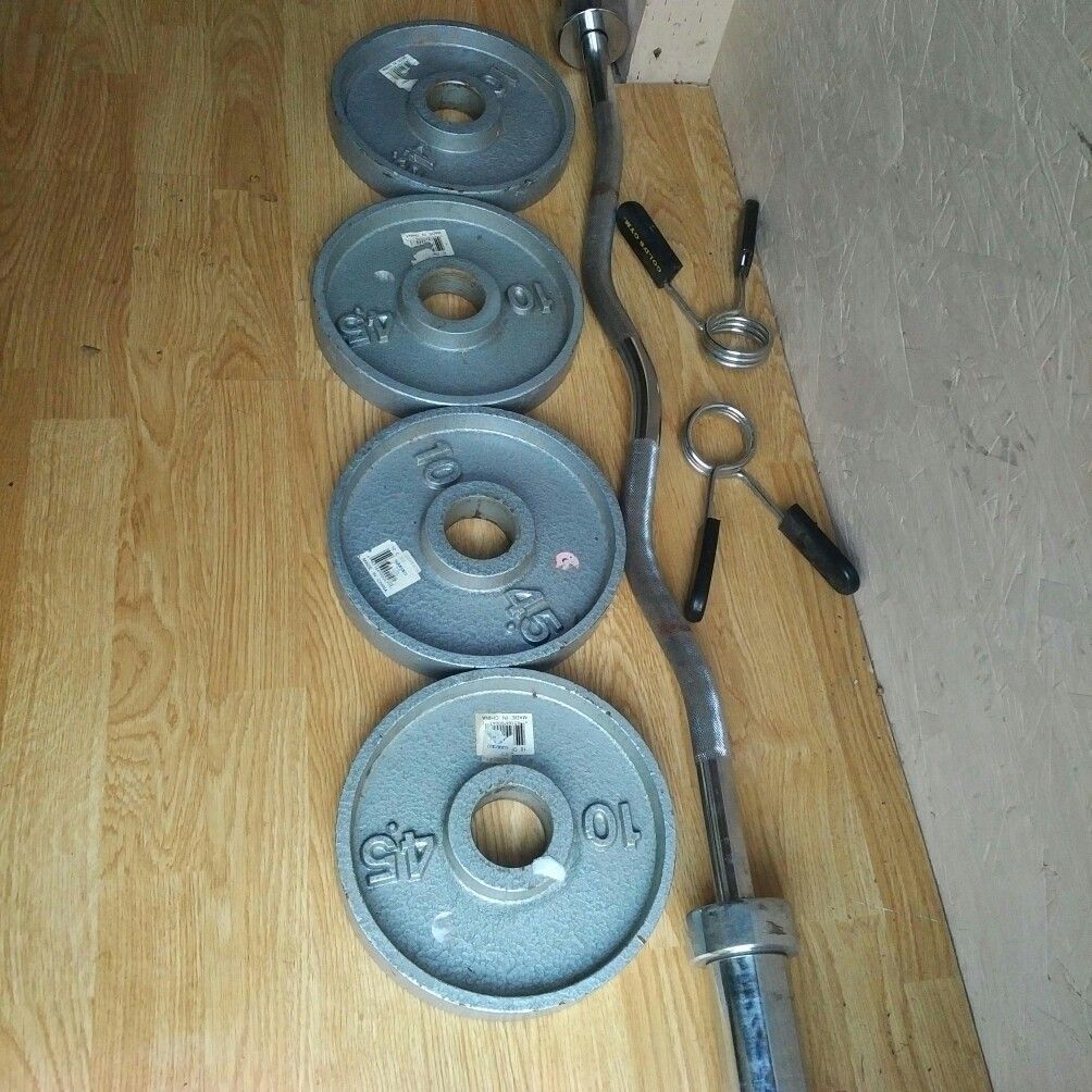 Weight / W-bar and 40lbs Olympic size weight. $50firm