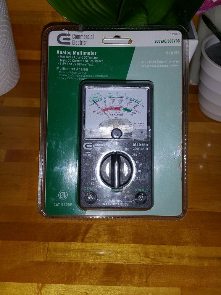 Analog Multimeter (Commercial Electric)