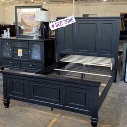 Queen / Eastern King / California King New Bed Frame With High Headboard 