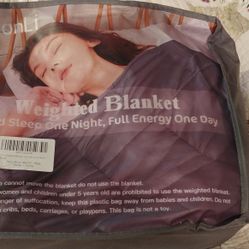 Weighted Blanket. 10lbs. Almost brand new.