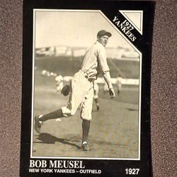 1991 Sporting News Bob Meusel New York Yankees N.Y. #122 Baseball Card 1927 Vintage Collectible Sports Conlon Collection MLB