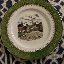 LIMOGES CASTEL FRANCE FABRIQUEE ET DECOREE LIMOGES PLATE.