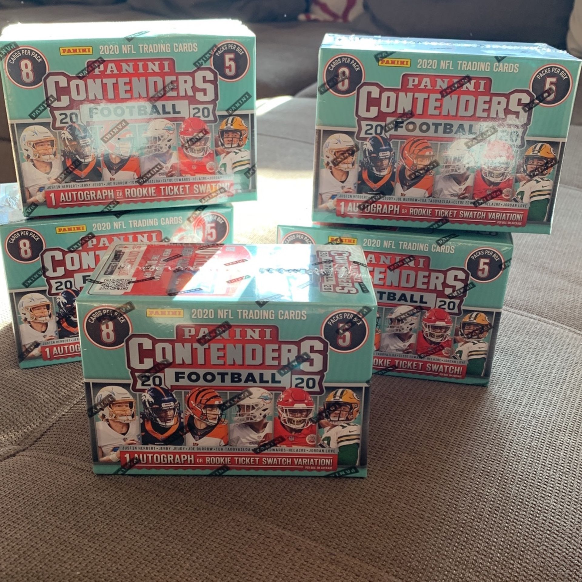 Panini Contenders 2020 Football Cards Blaster Box