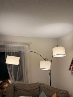 3-Light Arc Floor Lamp
