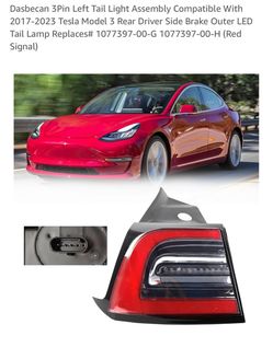 Taillight fit Tesla model 3 or model Y