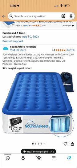 Sound Asleep Air Mattress