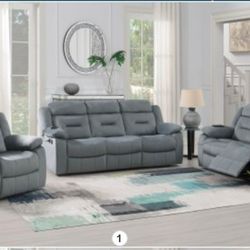 BRAND NEW 3PCS RECLINER SOFA SET $989