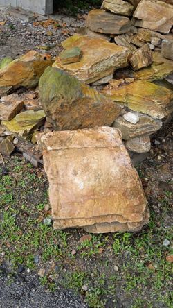 San Andres Yellow Natural Stone - $0.60 per pound