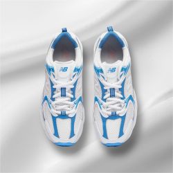 New Balance White And Blue Women’s Athletic Shoes