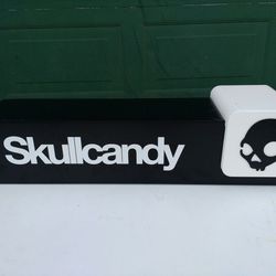 Skullcandy Headphones - metal retail sign