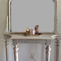 Rustic marble top table