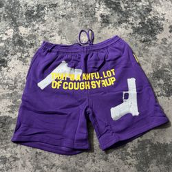 That’s A Awful Lot Of Cough Syrup Shorts Size L