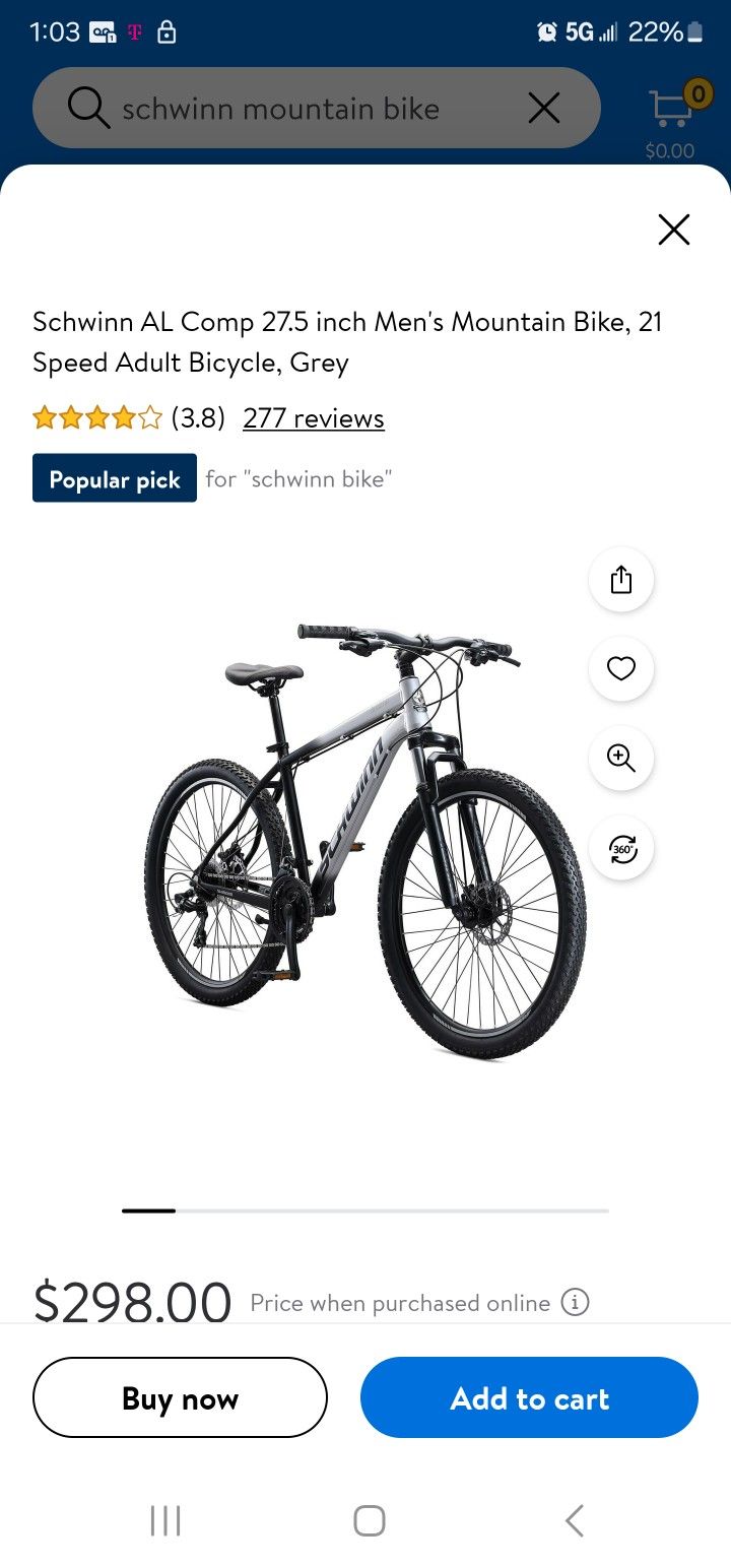 Schwinn AL Comp inch Men's Mountain Bike, 21 Speed Adult