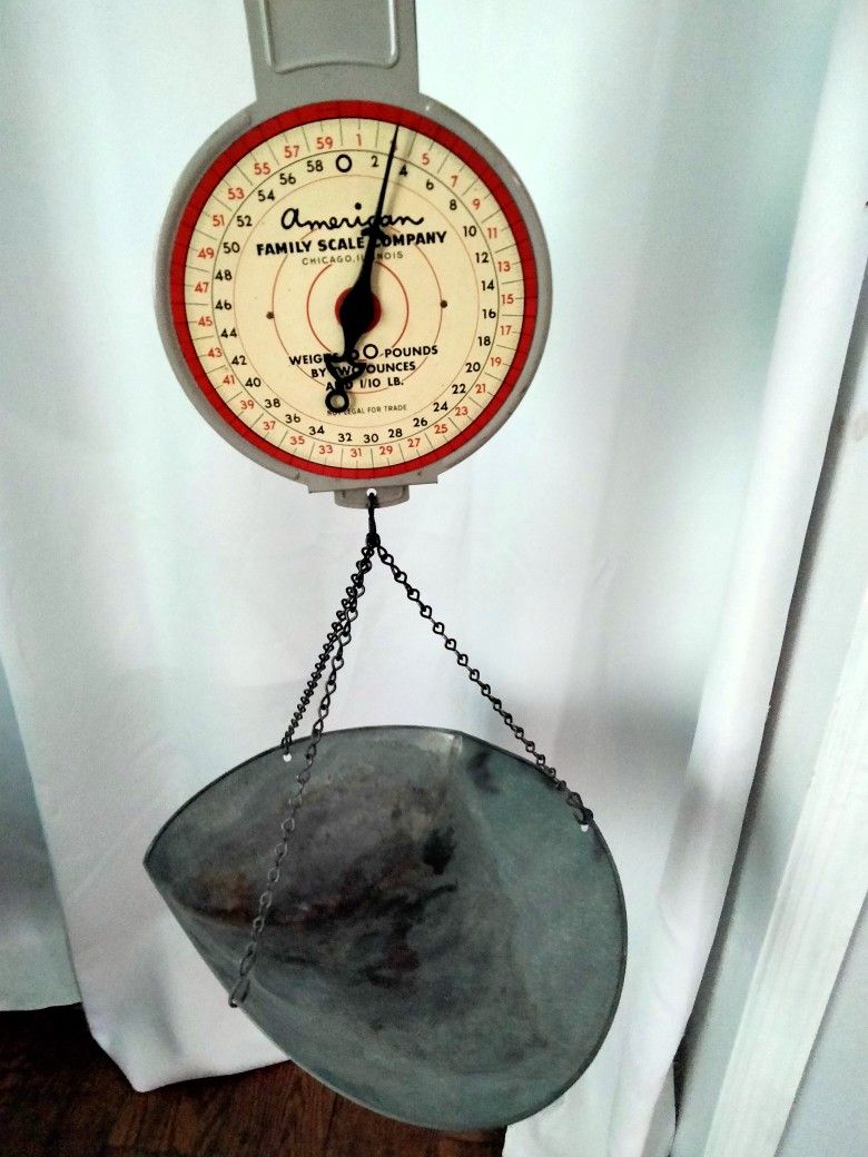 Vintage Hanging Produce Scale