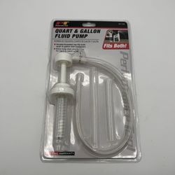 Performance Tool W1139 Quart Gallon Fluid Pump with Hose New Sealed