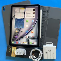 iPad Air 11 (2025 Newest / M3 Chip) 512GB with Logitech  Keyboard, Pen & Accessories