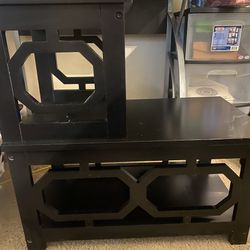 Black End Table