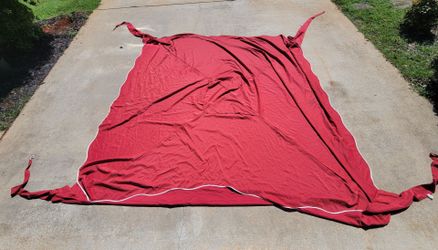 Red 10x10' Canopy Shade