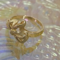 Gold Ring 24k . Pure 999