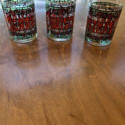 Merry Christmas Glasses 