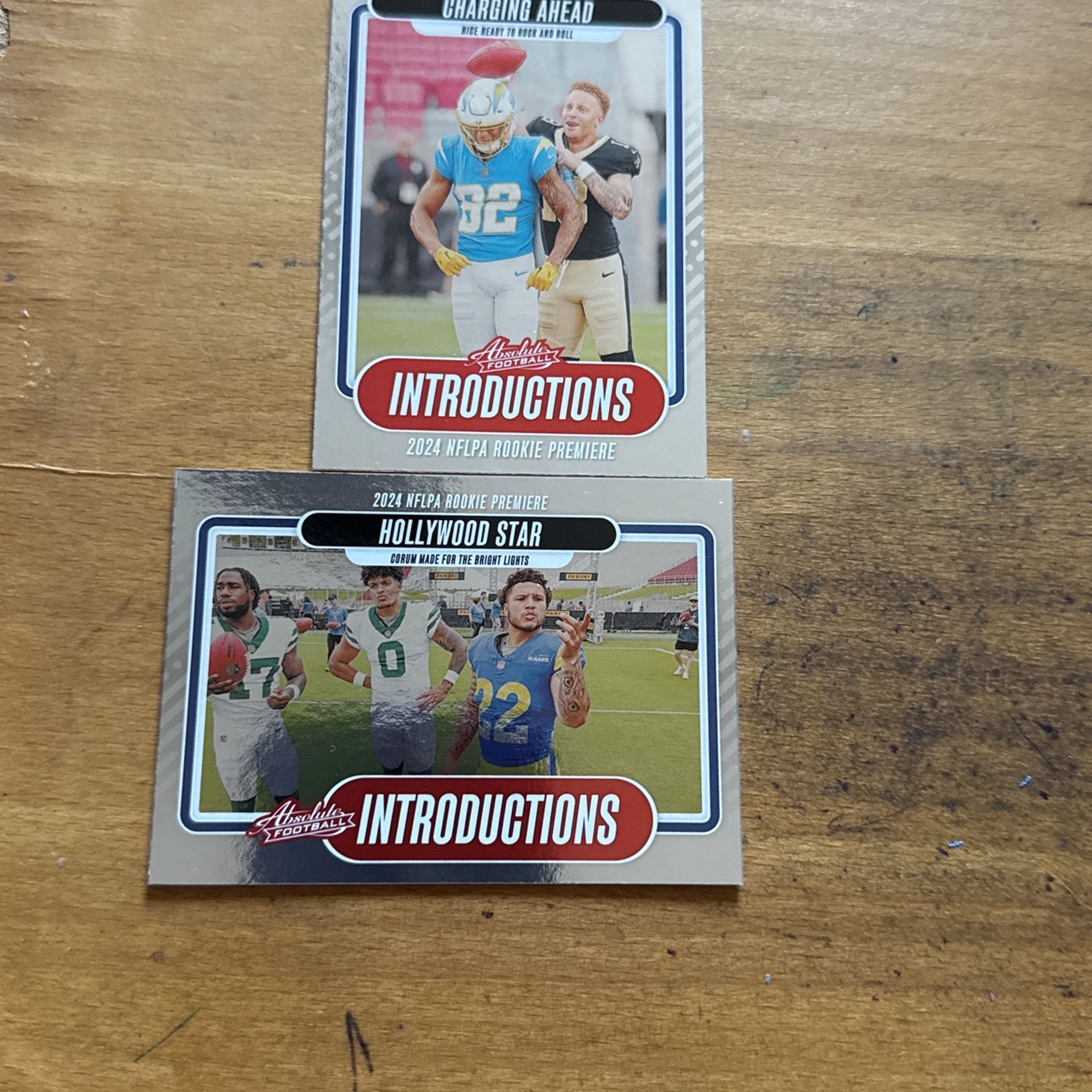 2024 ABSOLUTE LOT OF 2 INTRODUCTIONS CARDS