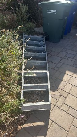 Free 8ft aluminum ladder