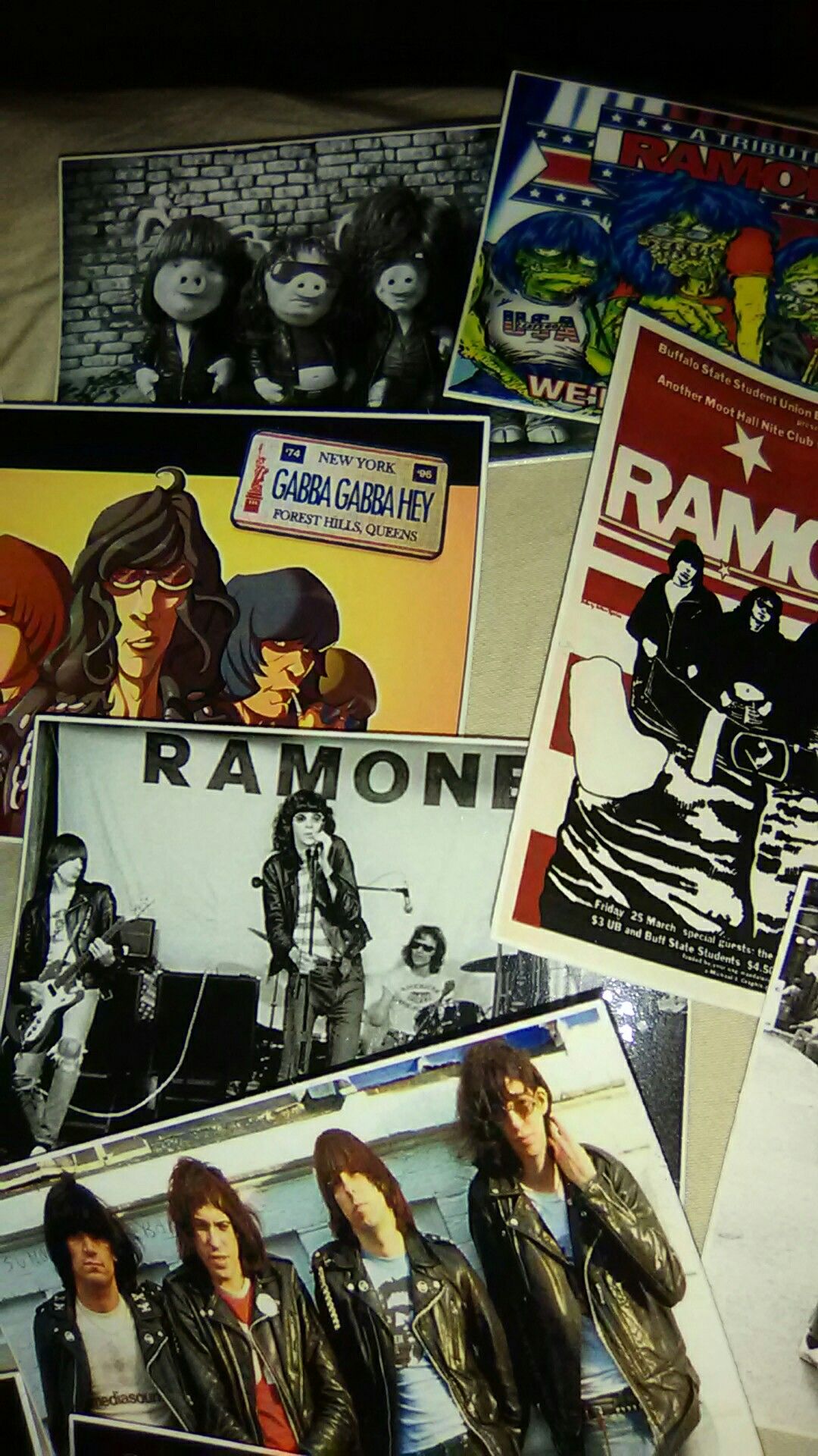 RAMONES STICKERS SET