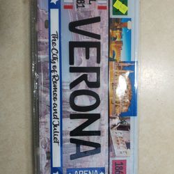 Verona Italy Souvenir License Plate 